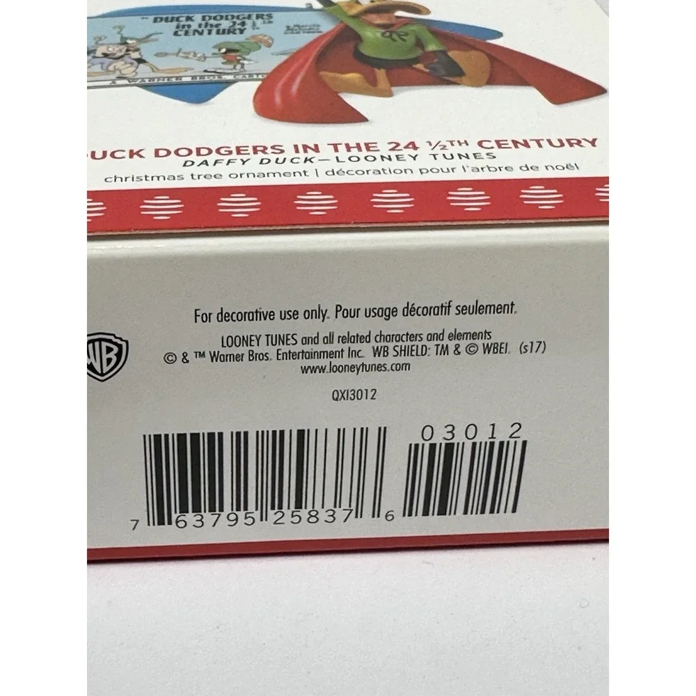 Hallmark Keepsake 2017 Duck Dodgers Daffy Duck Ornament Looney Tunes Boxed